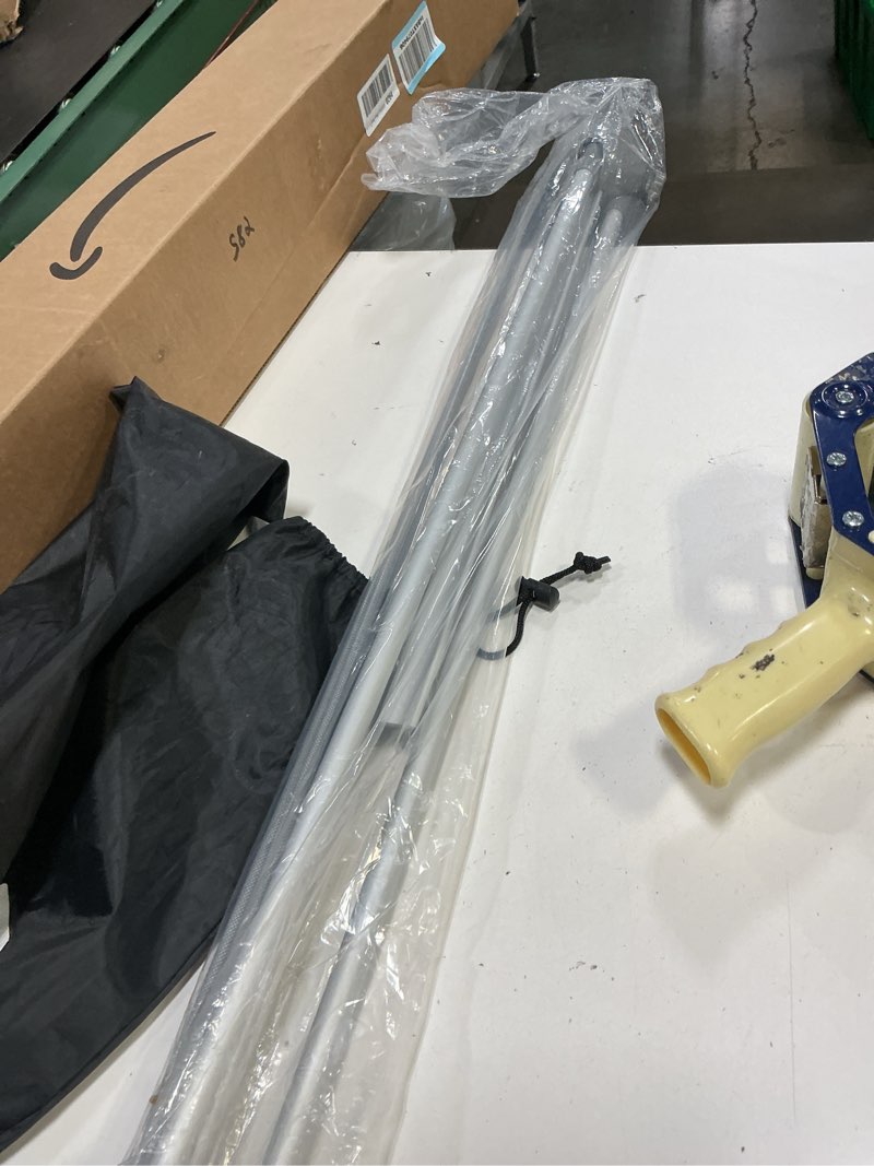 Condition photo showing Good Condition for 4u media&displays x frame banner stand 2 pack adjustable 24"x72", heavy duty portable trade show banner display stand with carrying bag, easy setup backdrop support (stand only)