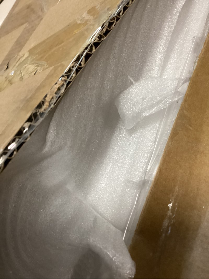 Condition photo showing New/Like New for modern glass coffee table, mid century small coffee table, coffee table for living room,suitable for bedroom living room reception office tables (wood/transparent, small) wood/transparent small 32.2 * 22.4 * 16in