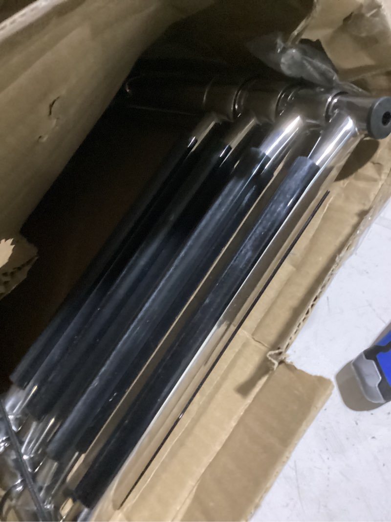 Condition photo showing Good Condition for 4 step boat ladder, stainless steel telescopic 4 step pontoon boat ladder, extendable dock ladder for a pontoon, max. load 900 pound capacity marine telescoping ladder for boat yacht 4 step ladder