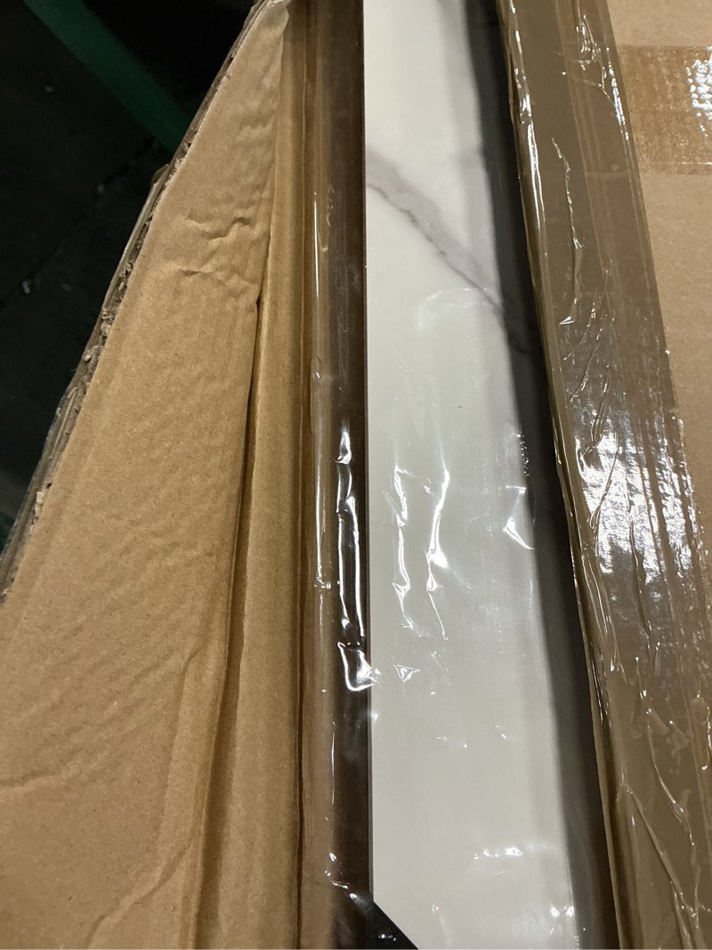 Condition photo showing New/Like New for beiyang 2 marble 24x24 inch photography backdrop boards with 2 pcs bracket for flat lay or food photography background marble and white backdrop photo table backdrop