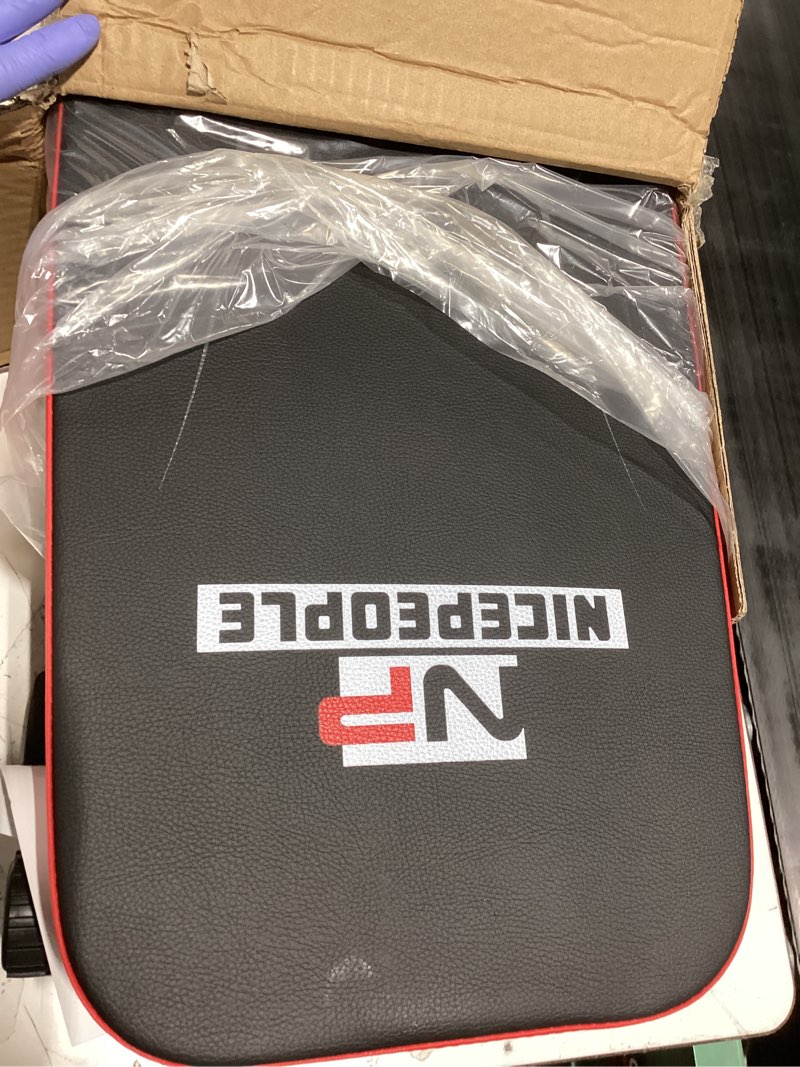 Condition photo showing New/Like New for NICEPEOPLE Basic Weight Bench for Home Gym, 8 Backrests Adjustable Bench with 660LBS Weight Capacity for Chest Shoulders Arms Muscles, Foldable and Compact for Small Space Apartment Room