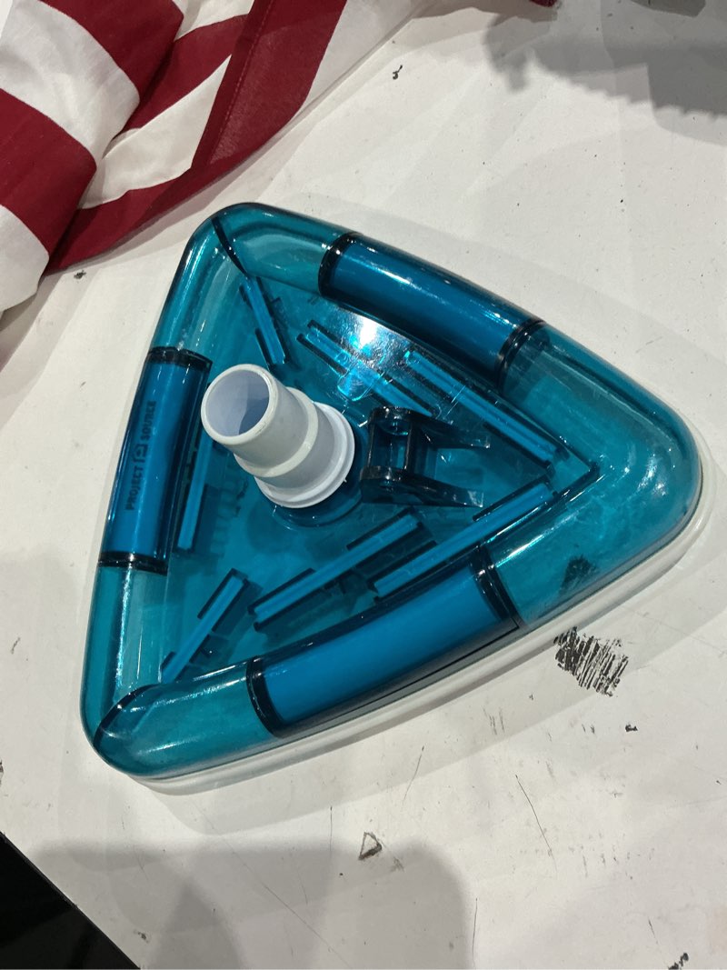 Condition photo showing As Is for project source 11 swivel -handle pool vacuum head
