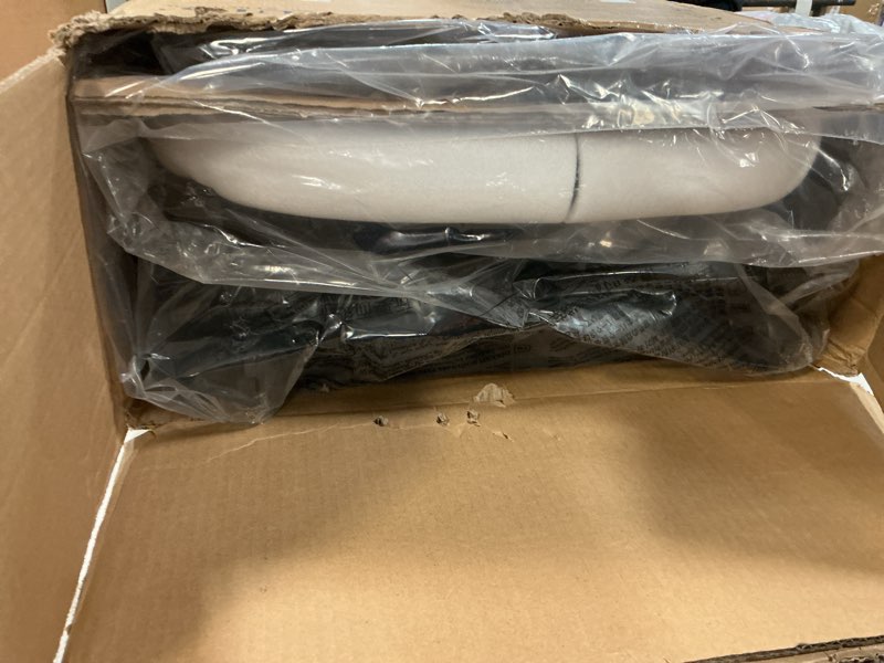 Condition photo showing New/Like New for uppababy minu v3 travel stroller - lightweight + compact design - one-hand fold + unfold - from birth + overhead compatible - greyson (charcoal mélange/carbon frame/saddle leather)