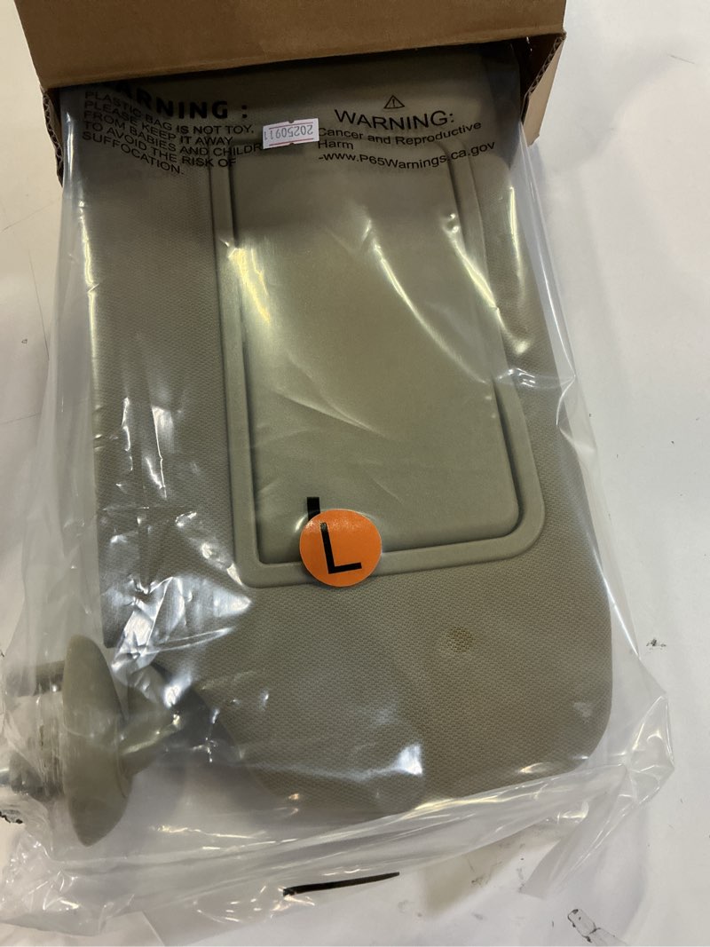 Condition photo showing Good Condition for Left Driver Side Sun Visor Compatible with Honda CRV 2017-2022 Sun Shade Without Light Replacement 83280TLAA02ZA Color: Beige Beige(Driver side )
