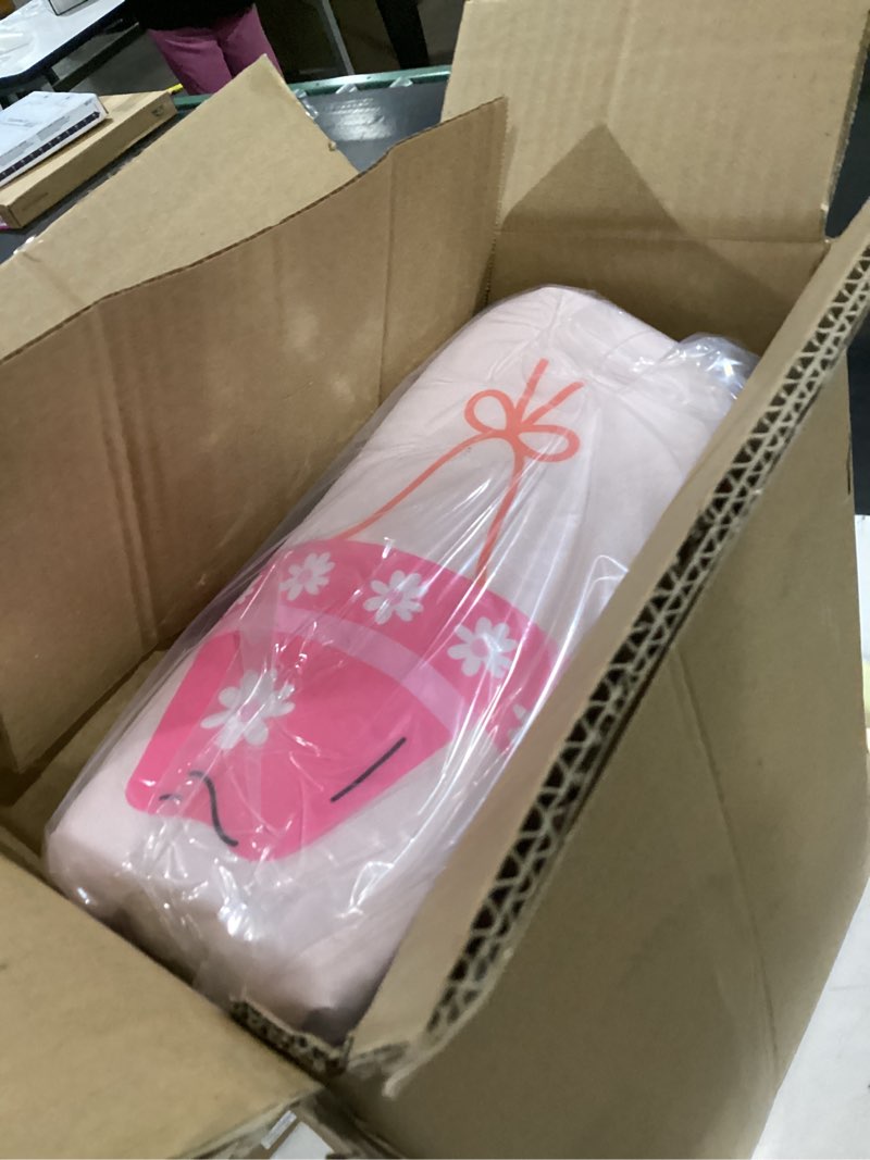 Condition photo showing Good Condition for jay franco kids comforter set includes sheets and pillow covers - soft and cozy bed set for stylish room decor, pink, cowgirl boots & bows 5 piece twin size bedding pink - cowgirl 5 piece twin