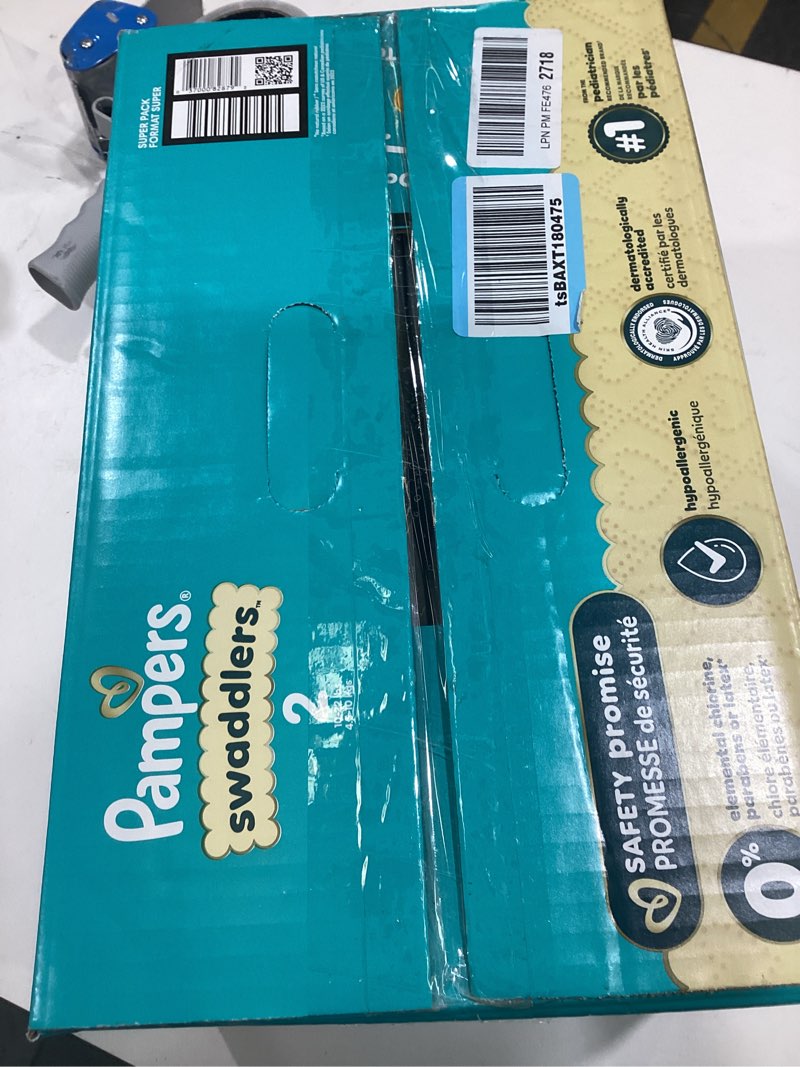 Condition photo showing As Is for Pampers swaddlers