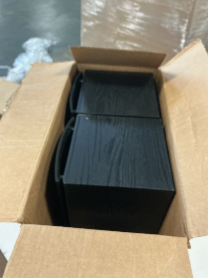 Condition photo showing As Is for Polk Audio T15 Home Theater and Stereo Bookshelf Speakers – Deep Bass Response, Dolby and DTS Surround, Wall-Mountable, Pair, Black Bookshelf Speaker Pair