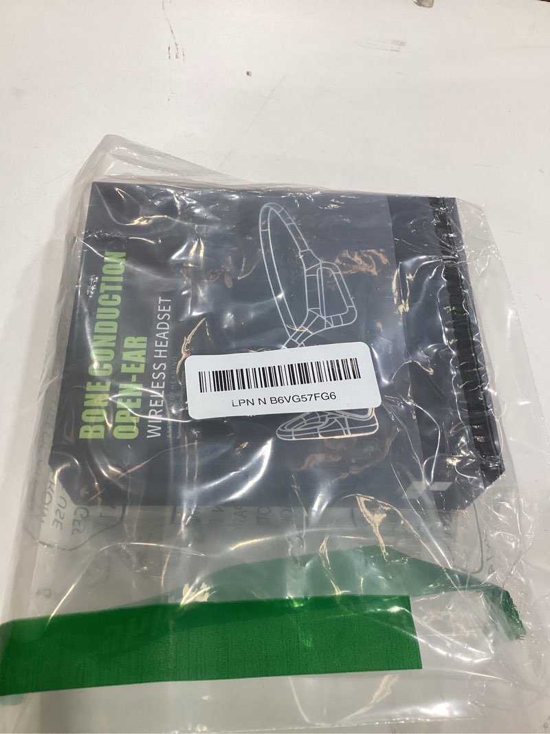 Condition photo showing New/Like New for Bone Conduction Headphones - Bluetooth 5.4 Open Ear - Bone Conduction Earbuds 15Hrs Playtime Wireless Headset Sport Headphones for Running/Cycling/Gym/Workout/Hiking/Drive - Gift for Athletes/Runners