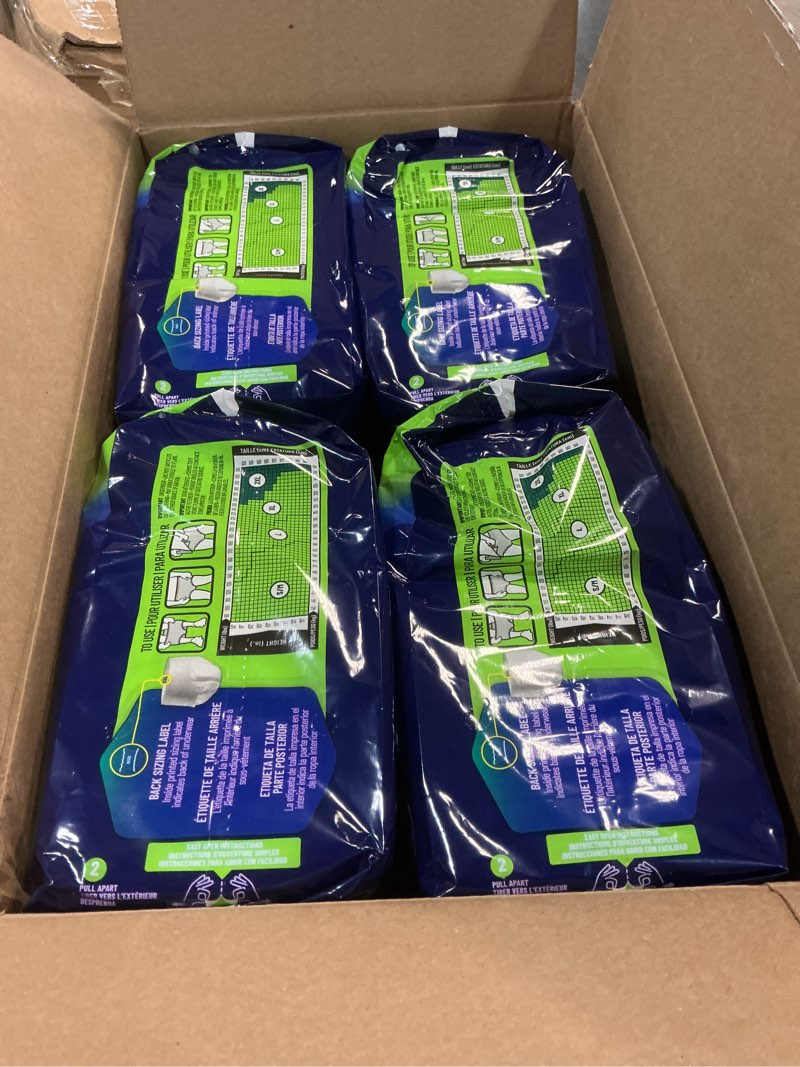 Condition photo showing New/Like New for prevail daily protective underwear - unisex adult incontinence underwear - disposable adult diaper for men & women - maximum absorbency - xx-large - 12 count (pack of 4) xx-large (48 count)