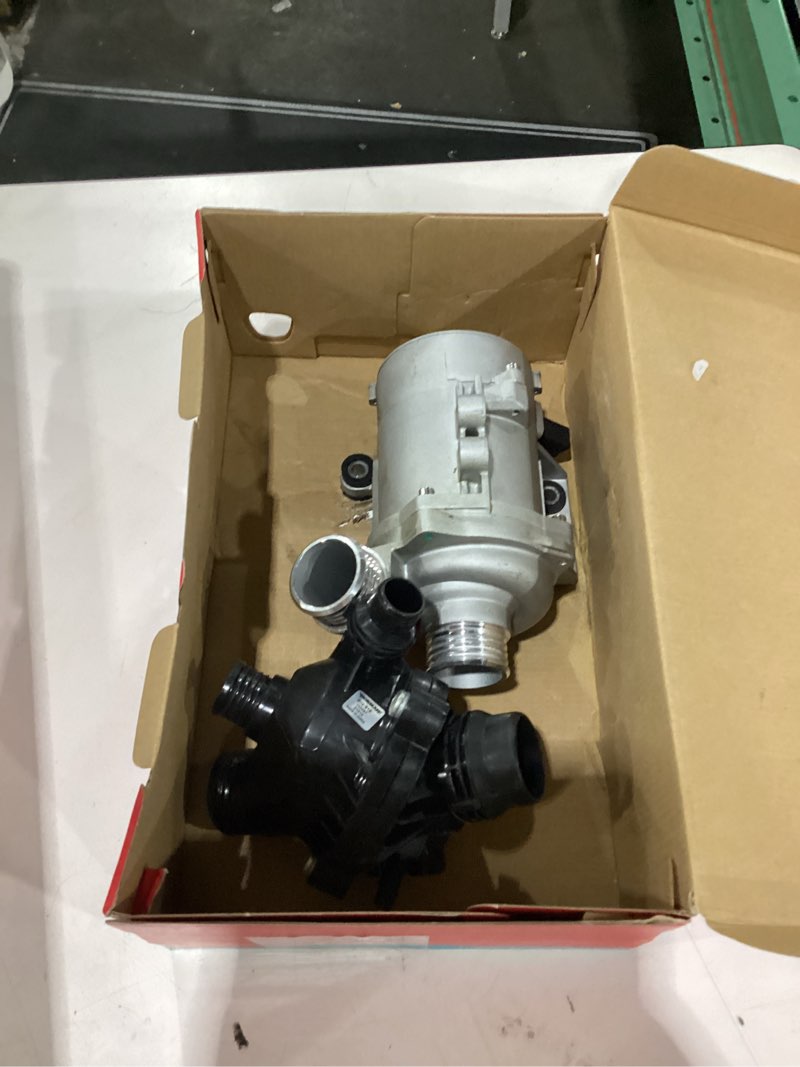 Condition photo showing As Is for NOT IN ORIGINAL BOX Electric Water Pump w/Thermostat Gasket 11517586925 11537549476 Compatible for BMW 128i 328i 2007-2013, X3 X5 2007-2010, 325i 330i 2006, 525i 530i 2006-2007 [3.0L L6] Engine Only