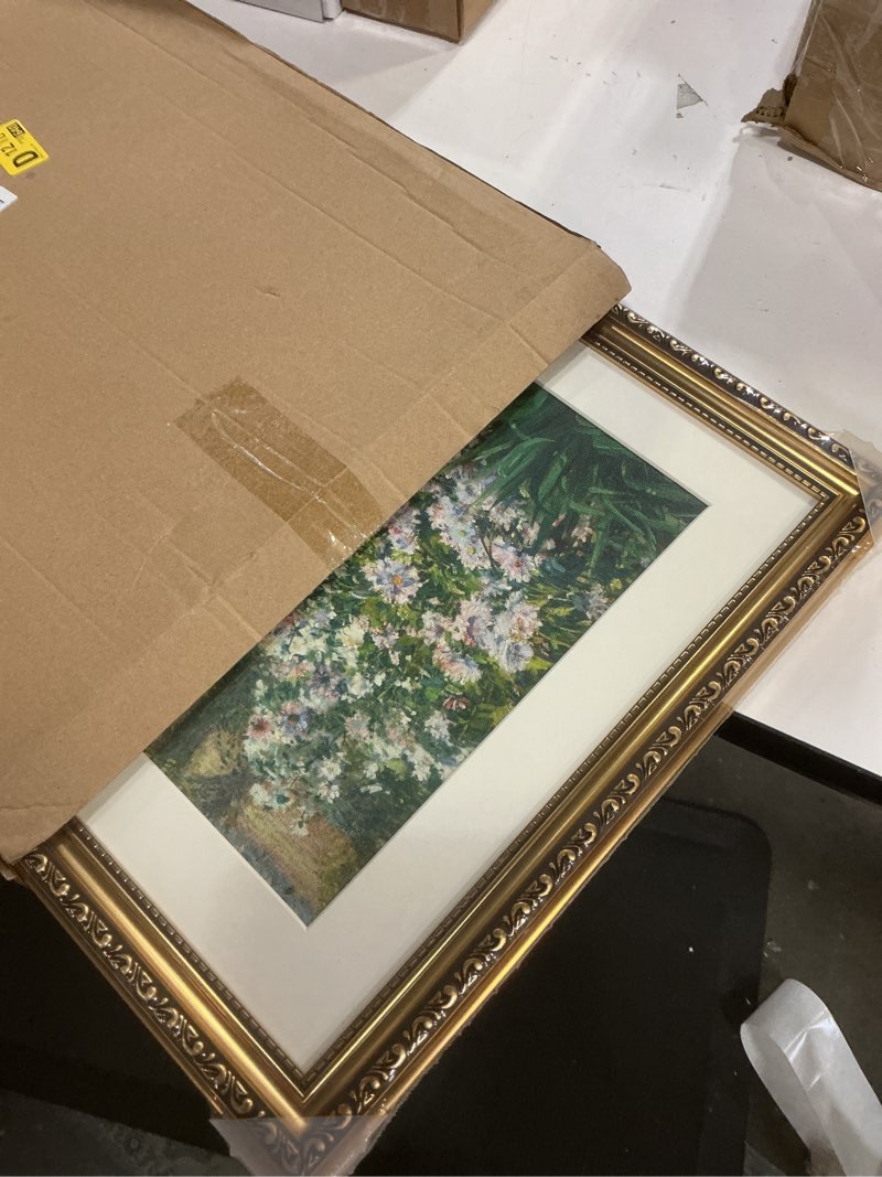 Condition photo showing New/Like New for ARPEOTCY Vintage Gold Framed Wall Art, 16x20 inch Flower Scenery Picture Retro Paintings, Large Canvas Prints Artwork, Home Classical Wall Decor for Bedroom Living Room Bathroom Windflowers 20L" x 16W"