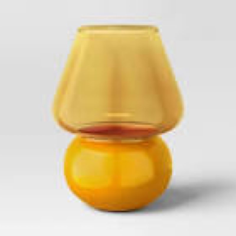 Mushroom Table Lamp Mustard - Room Essentials™