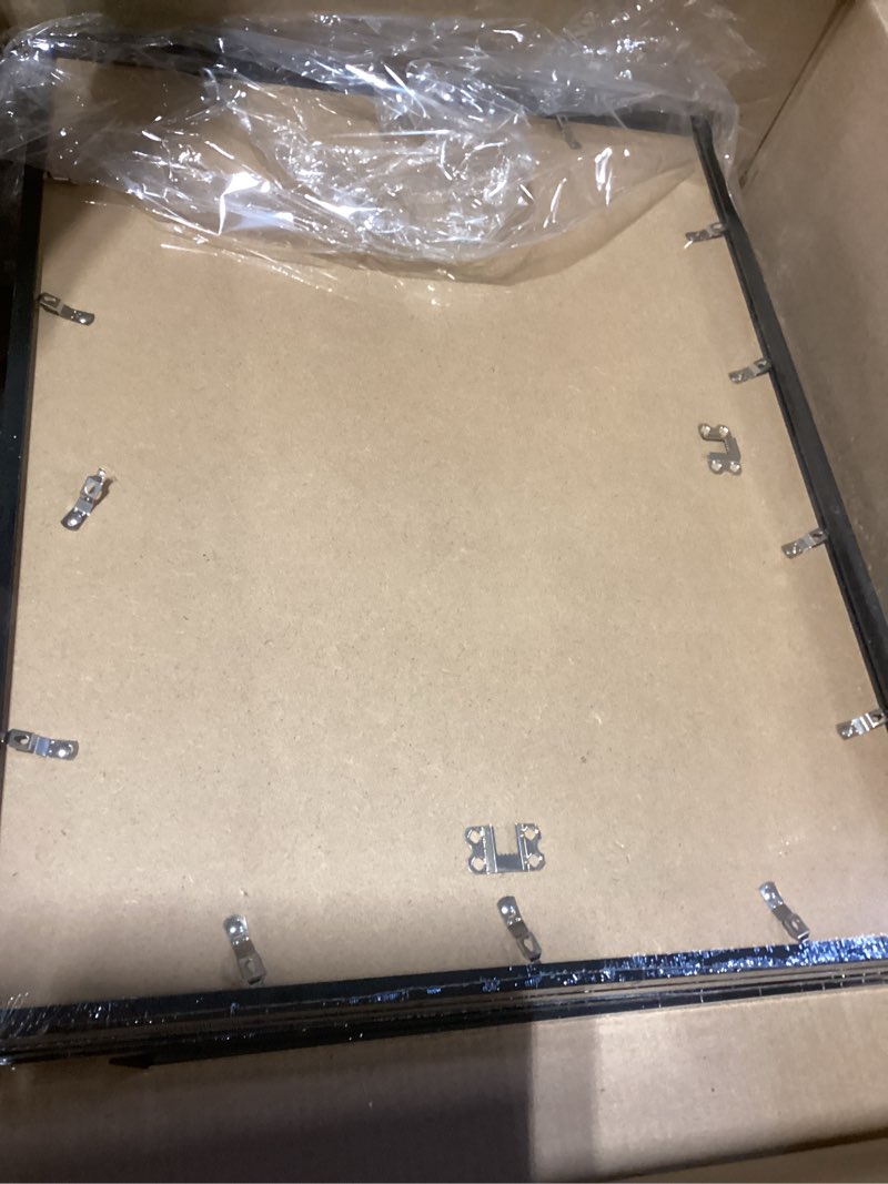 Condition photo showing Good Condition for 6 sets 17x22 picture frame, frames for 17 x 22 canvas collage photo poster certificate wall gallery, high transparent horizontal vertical black 17 by 22 inches black 17x22