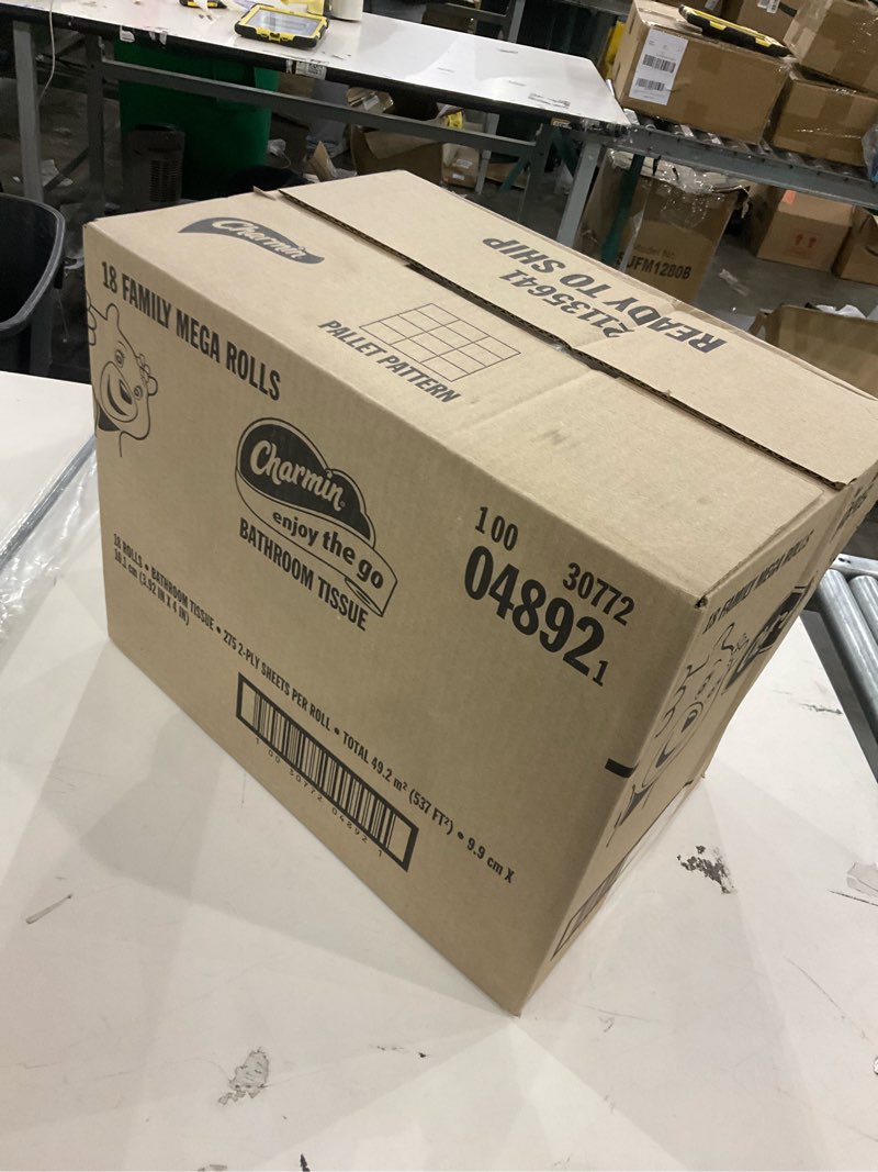 charmin bathroom tissue 18 family mega rolls