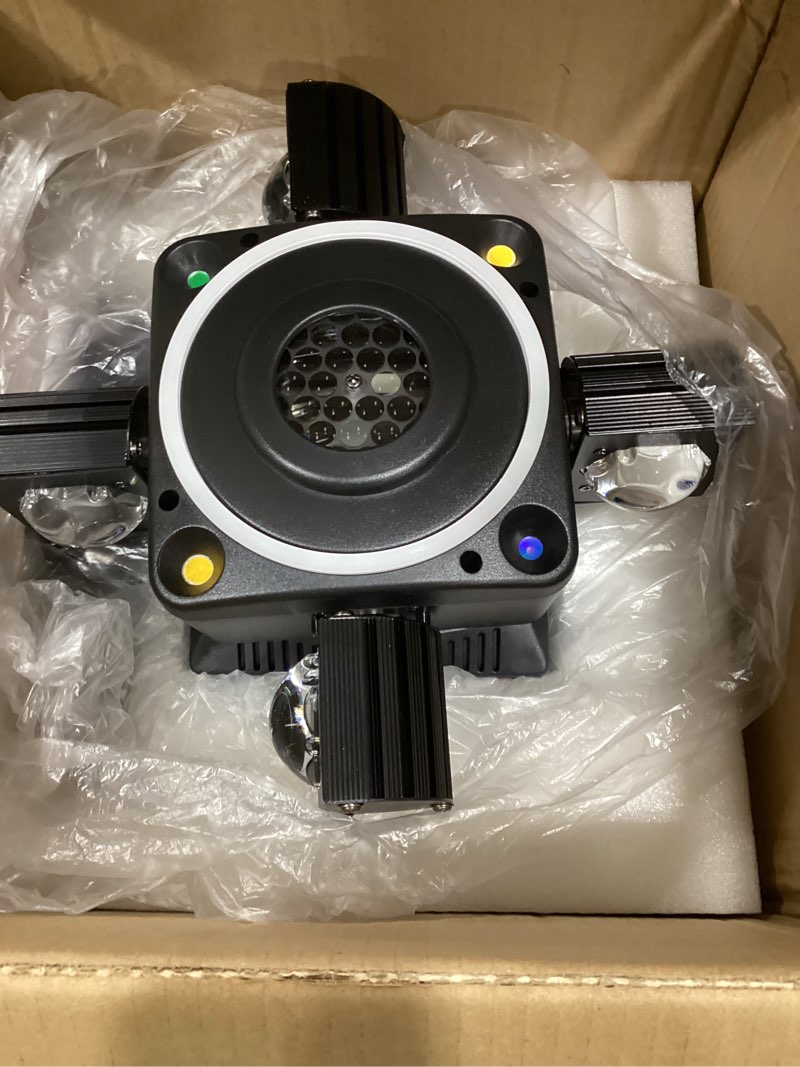 Condition photo showing Good Condition for HOLDLAMP 4 Arms Moving Head Light 120W 4 in 1 Stage Light Beam/Wash/Zoom/Effect Light with DMX Controlled Sound Activated Mixed DJ Lighting for Wedding Party Disco KTV Wedding Club 1 Pack