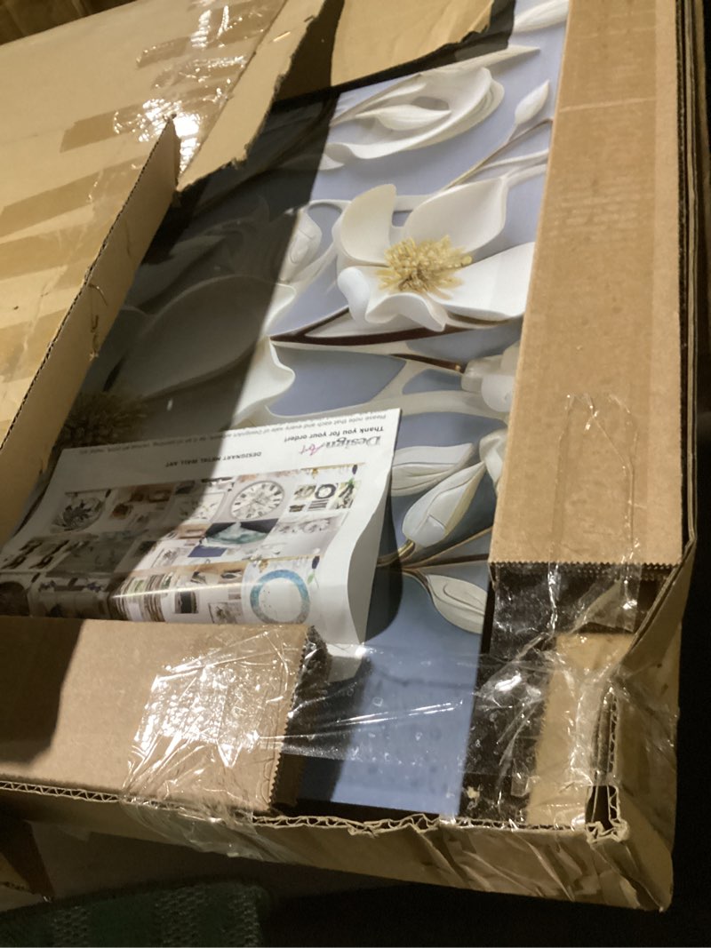 white orchid tree garden of branches 8 - abstract floral metal wall art