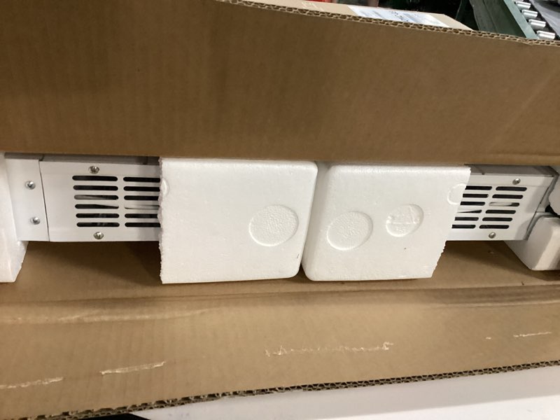 Condition photo showing New/Like New for 800W Plug-in Convection Electric Panel Wall Heaters for Indoor Use, Quiet Fan-Less Design, Freestanding/Wall Mount Space Heater with Adjustable Thermostat, 24H Timer, Digital Display(White)