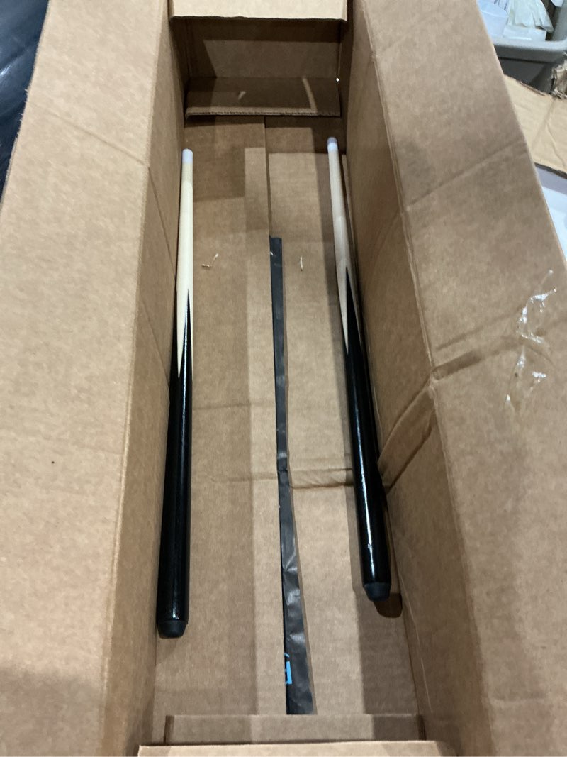 Condition photo showing Good Condition for 2 pieces 19inch mini cue stick pool cue hardwood billiard cue stick for kids