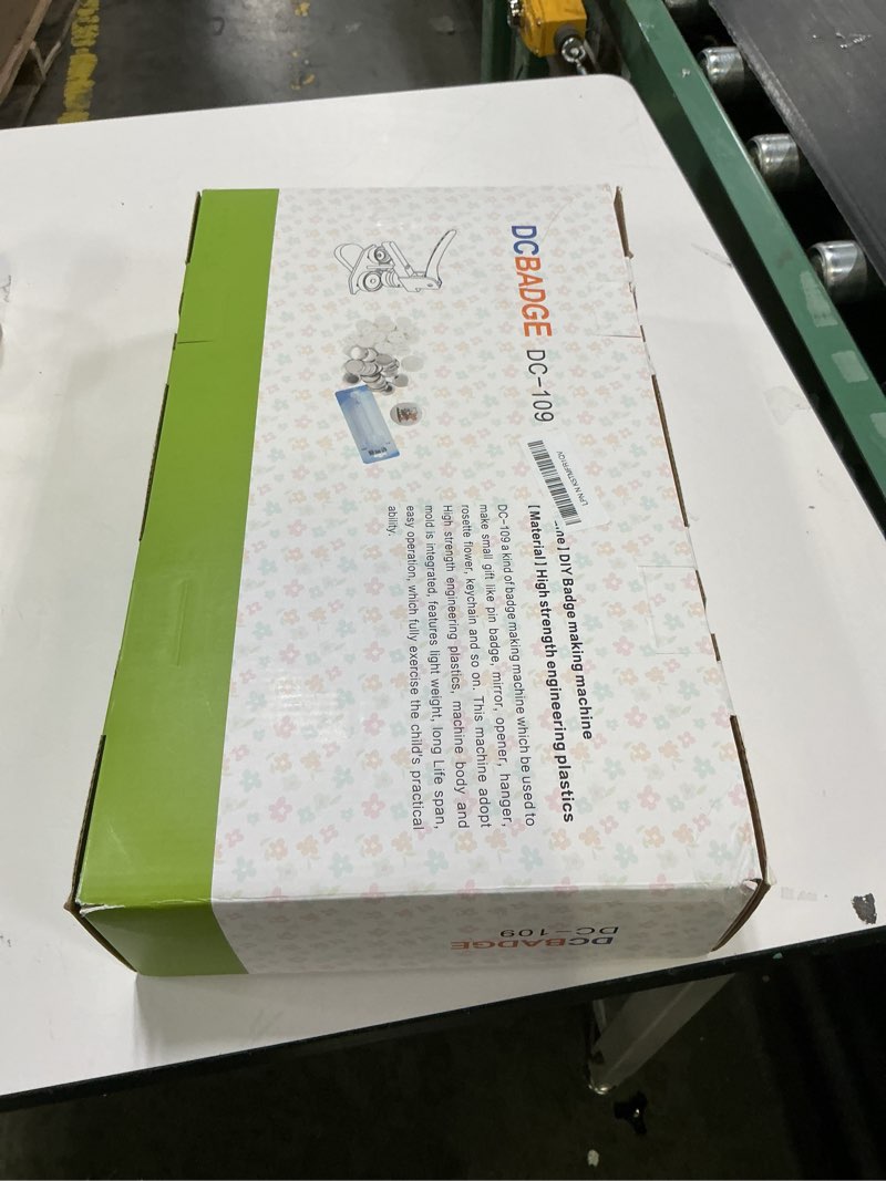 Condition photo showing New/Like New for Button Maker Machine 58mm (2.25 in) Installation-Free, DIY Button Pin Maker Machine, Button Badge Press Machine with Free 100pcs Button Maker Supplies & Pictures & Circle Cutter & Magic Book 58mm (2.25 inch)