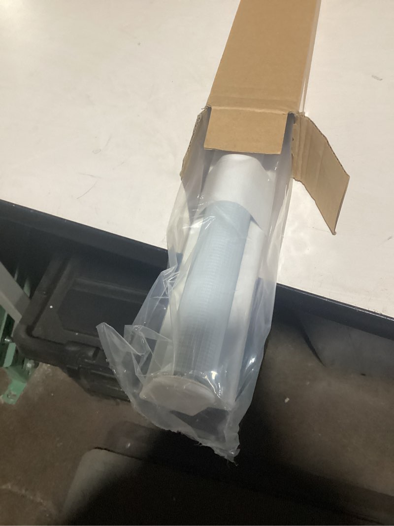 Condition photo showing As Is for similar AOSKY Cordless Roller Shades Blackout Blinds for Windows Room Darkening Rolled Up Shades with Spring System, UV Protection Window Shades Door Blinds for Home and Office (23\" W x 72\" H, Grey) 23\"W x 72\"H Grey