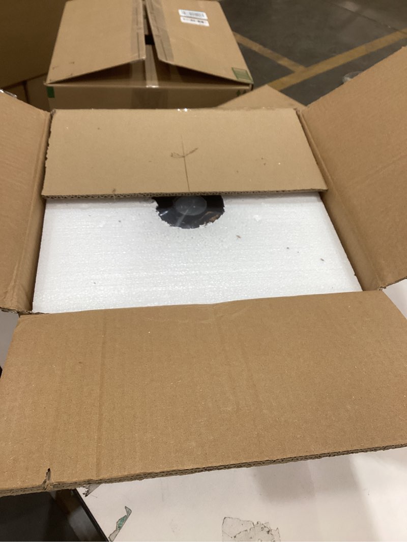 Condition photo showing As Is for Black Pendant Lights Kitchen Island,2 Pack Modern Pendant Light with Wood Cap, 13.8 inch Dome Pendant Light for Kitchen, Dining Room, Living Room Black 2 Pack