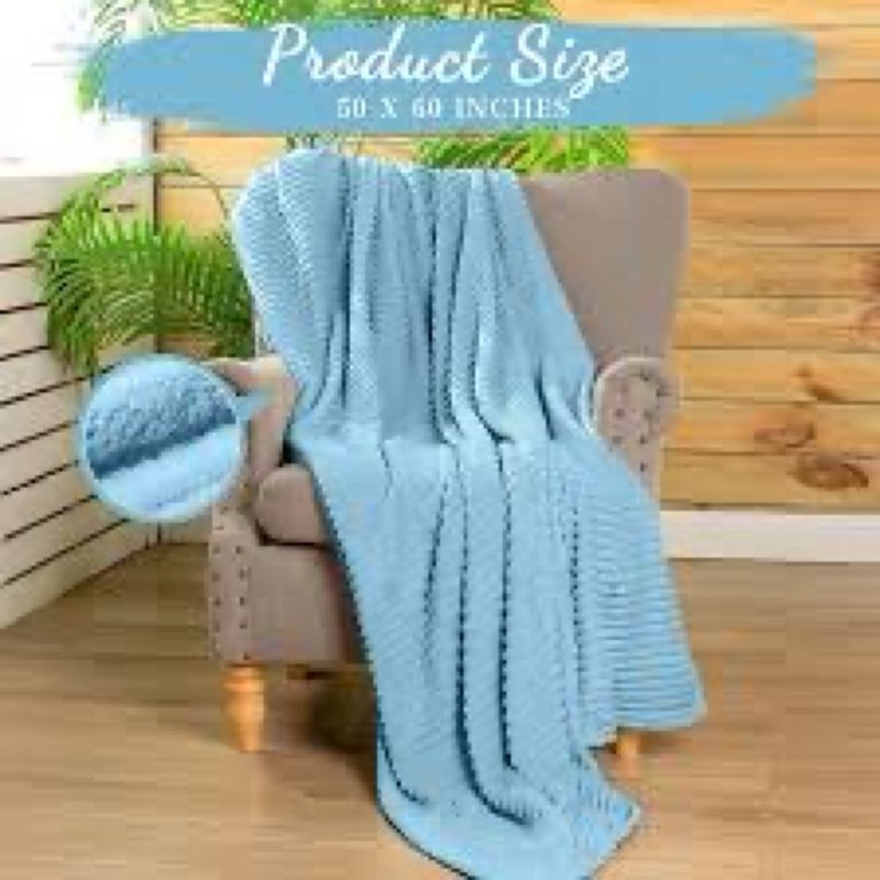 Buryeah 8 Pcs Flannel Throw Blanket Bulk 50 x 60 Inch Wedding Throw Blanket Soft Lightweight 200 GSM Blankets with Striped Ribbed for Sofa Room Couch Donation Homeless Gifts (Ivory) 12 Ivory