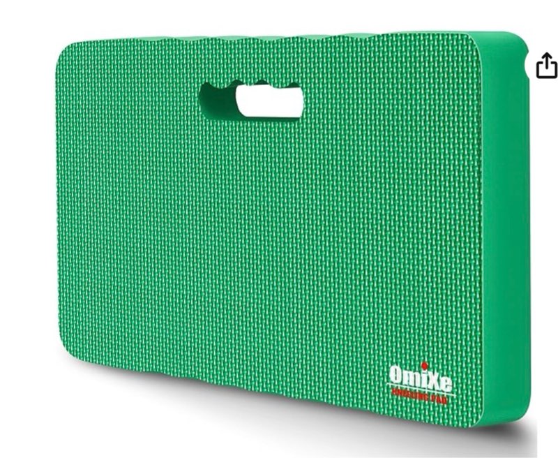 Comfy Extra Large Thick Waterproof Gardening Kneeling Pad Foam Kneeler Mat Garden Knee Pad Cushion for Gardening Planting Yard Work Prayer Yoga Mechanic Workout Baby Bath 1 Pack Green