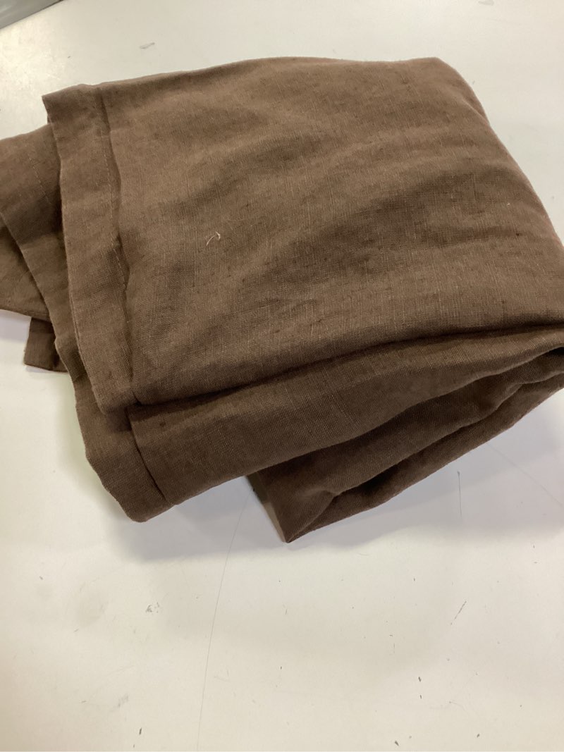 Condition photo showing Good Condition for european linen euro sham, euro, espresso