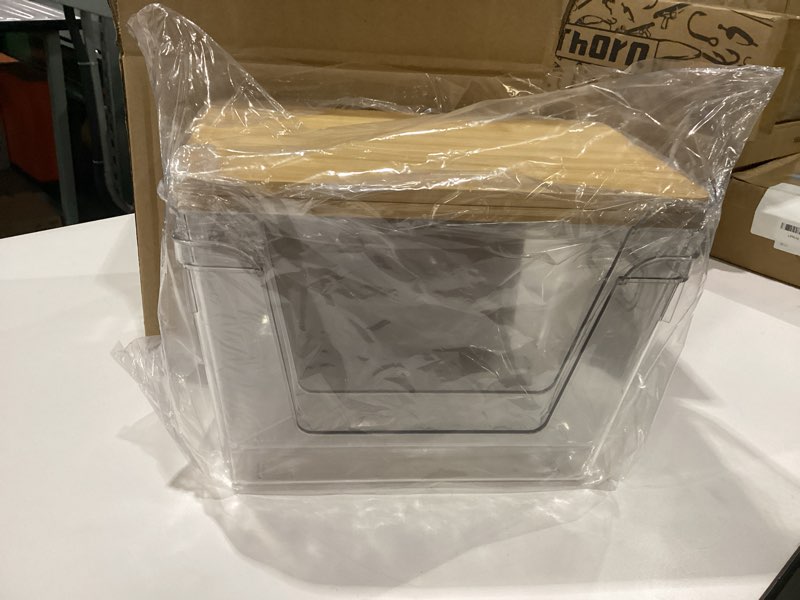 2 Pack Extra Large Trash Bag Holder Dispenser with Bamboo Lid – Stackable Design & Easy-Dispense Slo