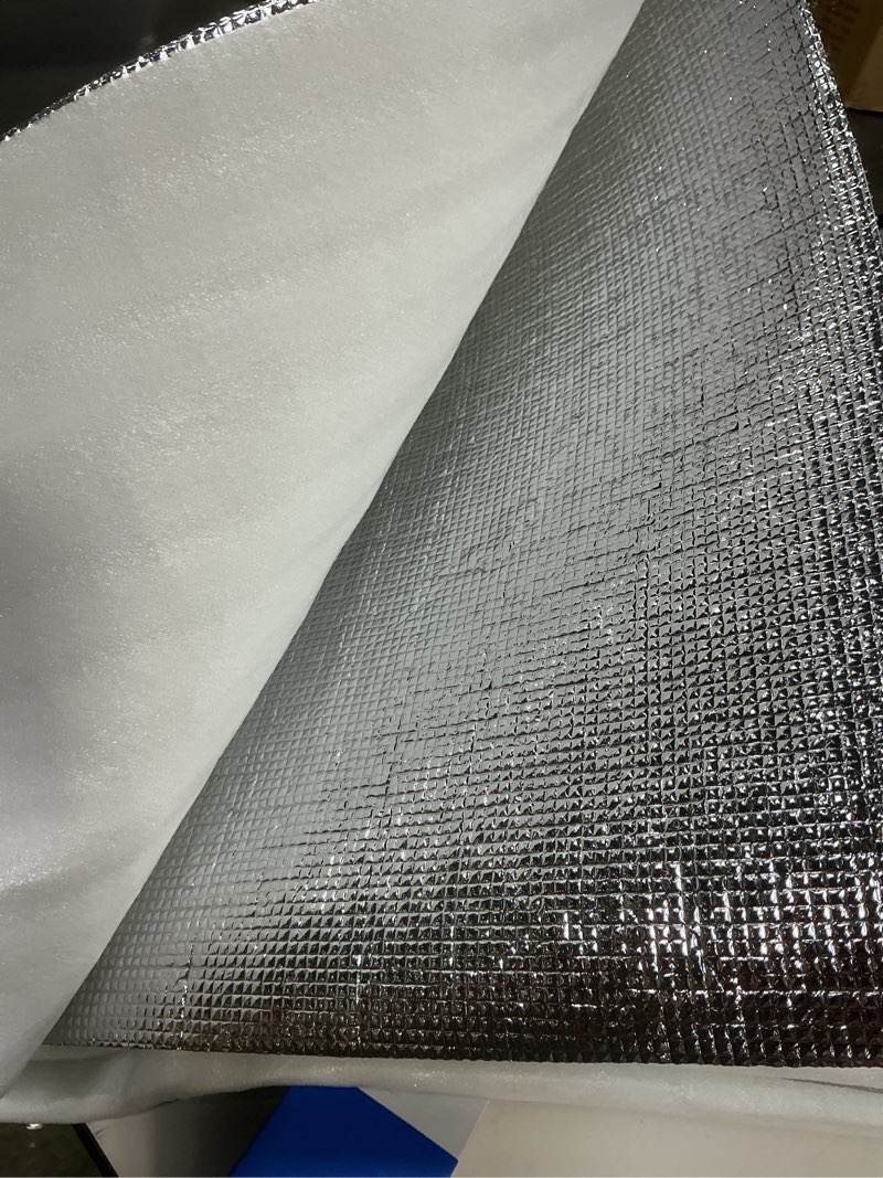 Condition photo showing Good Condition for (similar )  reflective foil insulation, 24in x 20ft aluminum foil bubble shield double reflective bubble insulation sheet, radiant barrier roll for rv windows 24\" x 20ft silver