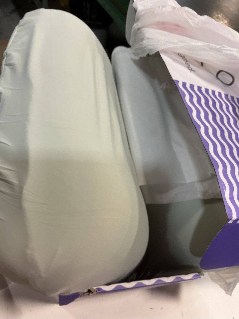 Condition photo showing Good Condition for C CUSHION LAB Deep Sleep Pillow, Patented Ergonomic Contour Design for Side & Back Sleepers, Orthopedic Cervical Shape Gently Cradles Head & Provides Neck Support & Shoulder Pain Relief - Calm Grey