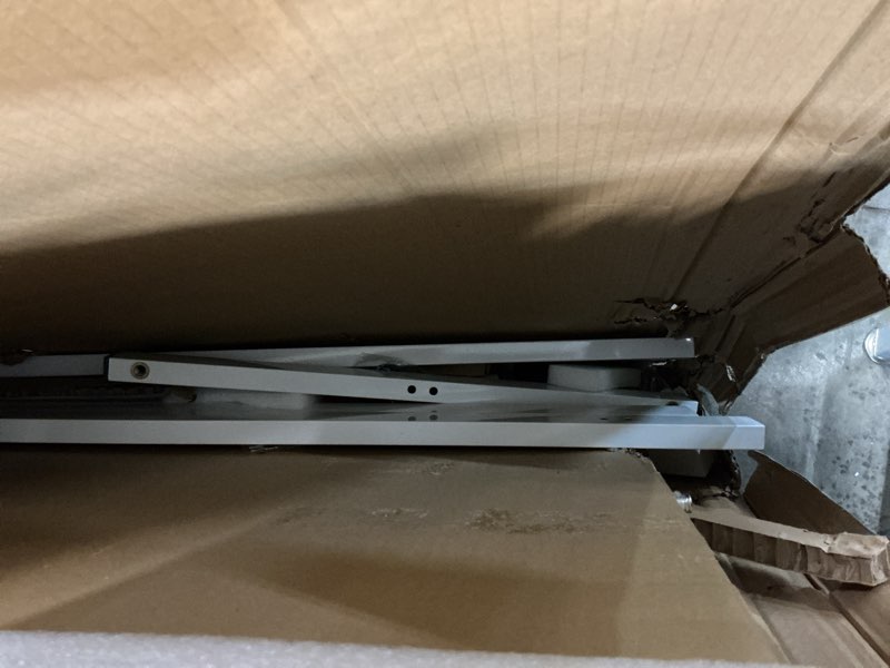 Condition photo showing As Is for maxtek rolling white board on wheels 48x32 inch double side magnetic dry erase board with stand, aluminum frame easel mobile standing whiteboard for office, classroom & home silver 48 x 32 inches