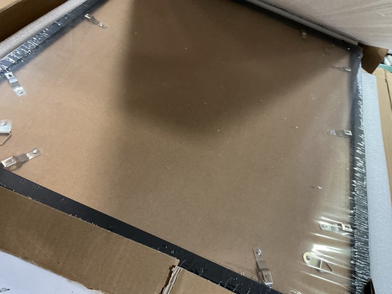 Condition photo showing Good Condition for 20x24 picture frame set of 2, 20 x 24 wood poster frames with mat for 16x20, wooden photo frames with tempered glass cover for wall display,black black 20x24-2pack