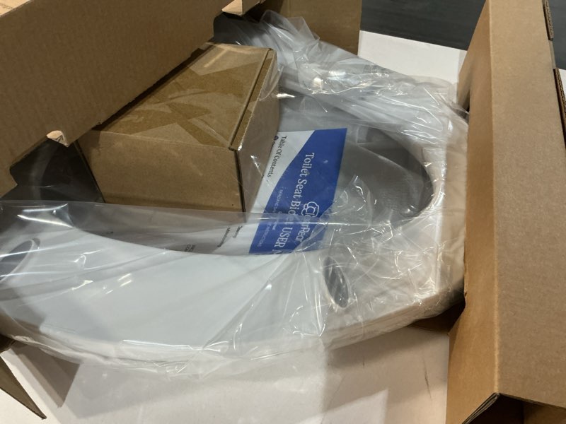 Condition photo showing Good Condition for CLEAR REAR Elongated Bidet Toilet Seat – Non Electric Attachment for Toilets, Easy to Install Self Cleaning, Rear & Feminine Wash Nozzles, Adjustable Water Sprayer, Eco Friendly Hygienic Upgrade