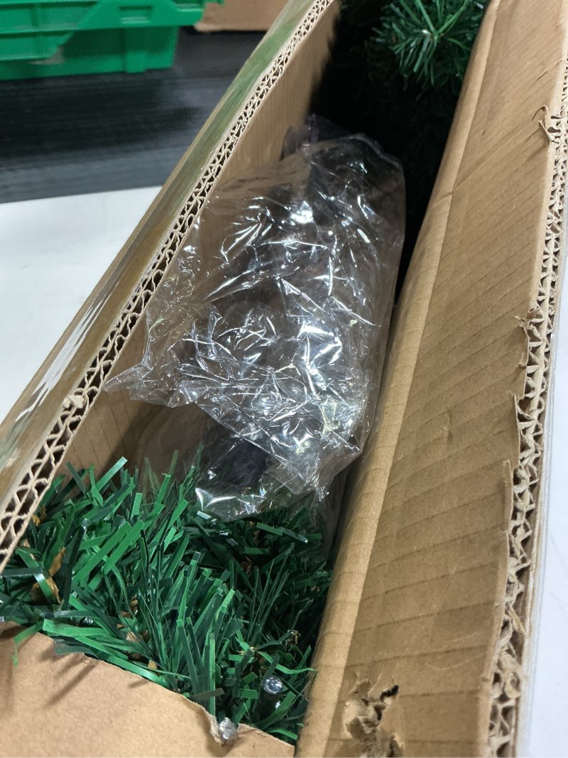 Condition photo showing Good Condition for Glooglitter 3ft/6ft Ramadan Moon Tree: Lighted Crescent Artificial Tree with Star String LED Eid Outdoor Decoration for Eid Ramadan Garden Home Bedroom Party Decor(Green,3ft) Green 3ft