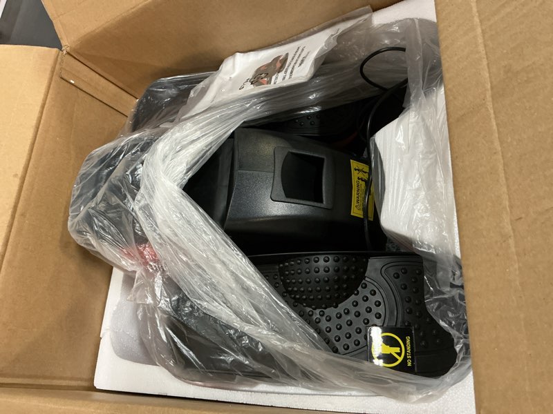 Condition photo showing Good Condition for Under Desk Elliptical Machine, Electric Elliptical Leg Exerciser for Seniors with 12 Adjustable, Portable Quiet Elliptical Exercise Machine, Seated Pedal Exerciser with Remote Control