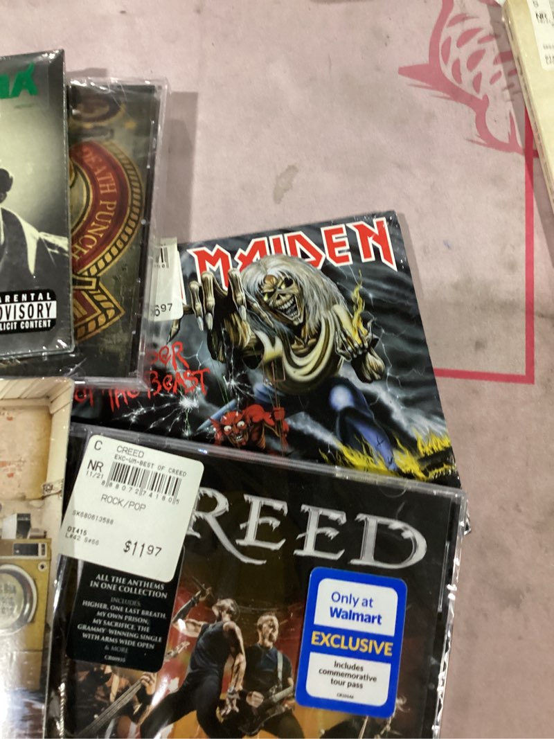Condition photo showing New/Like New for assorted music cd’s