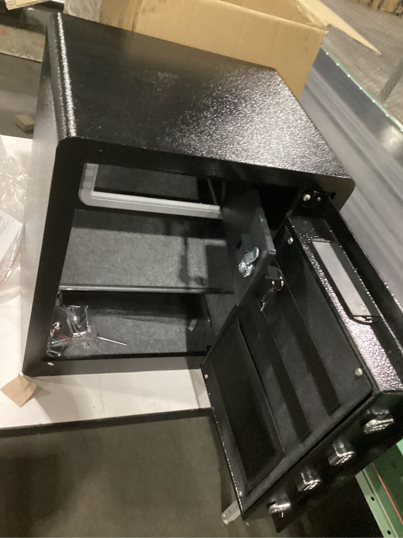 Condition photo showing Good Condition for dayi drop safe, 2.6 cubic feet deposit box with drop slot, depository safe with fireproof bag for business & home, cash box for documents - dm-52 2.6 cubic feet drop