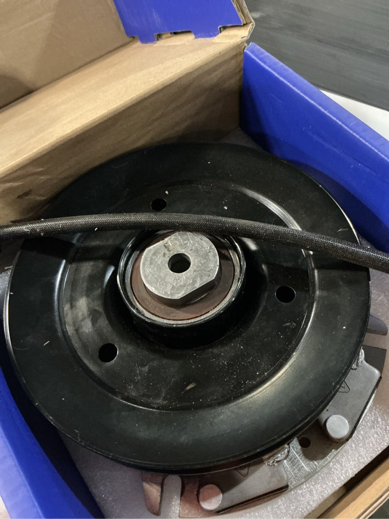 Condition photo showing As Is for acebri pto clutch replacement for exmark for toro lazer z toro z 103-3131, 103-3245, 103-6590 clutch for warner 5218-100, 5218-228, 5218-243 for exmark for toro master z500, z528, z553 mower clutch