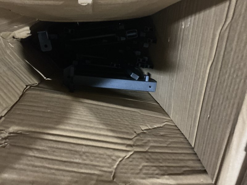 Condition photo showing As Is for Box Springs Full Size 9 Inch High Profile Box Spring Strong Metal Frame Mattress Foundation with Fabric Cover, Easy Assembly 9 Inch Height Full