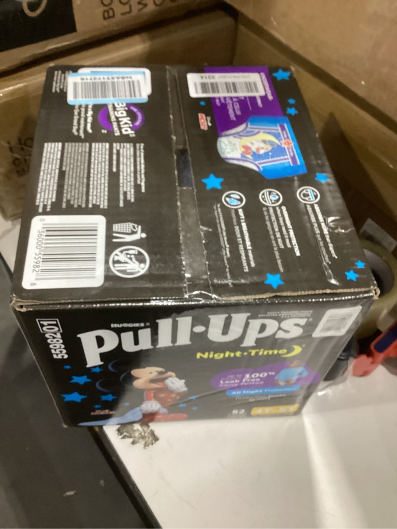 Condition photo showing Good Condition for Pull-Ups Boys' Night-Time Potty Training Pants, Size 4T-5T Overnight Training Underwear (38-50 lbs), 52 Ct