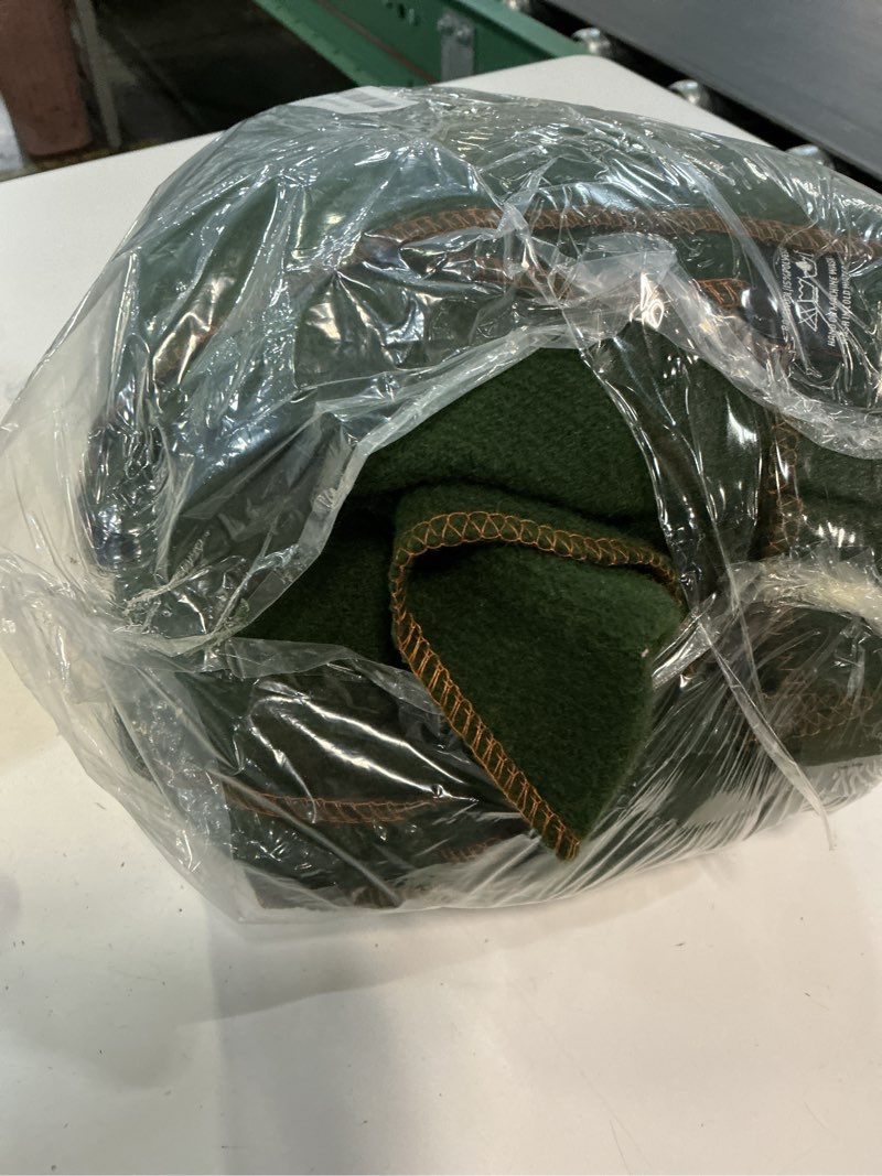 Condition photo showing Good Condition for arcturus military wool blanket - warm, thick, washable - great for outdoors, camping, stadium blanket, picnics, travel - car & bushcraft survival kits large olive green