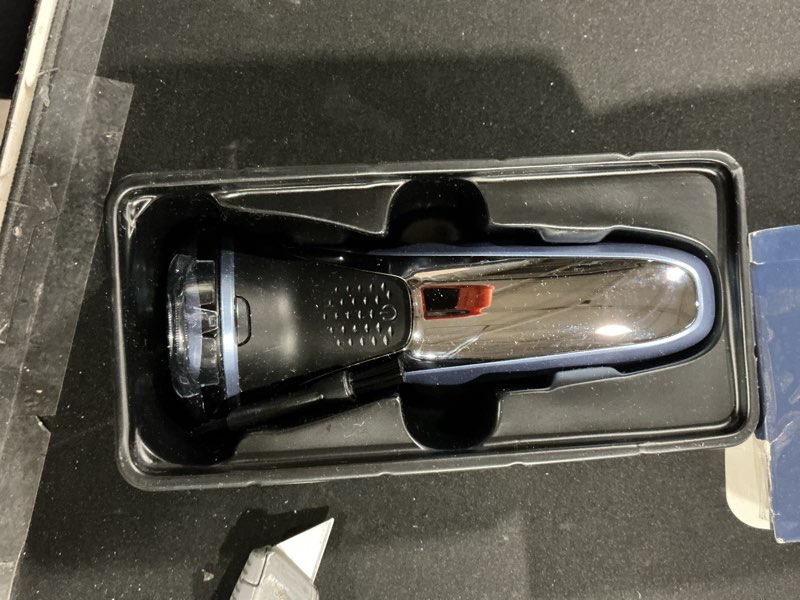 Condition photo showing As Is for GDKLXL Rechargeable Electric Razor for Men: IPX7 Waterproof Shaver - 1.5H Fast Charge, 4D Flex Preci