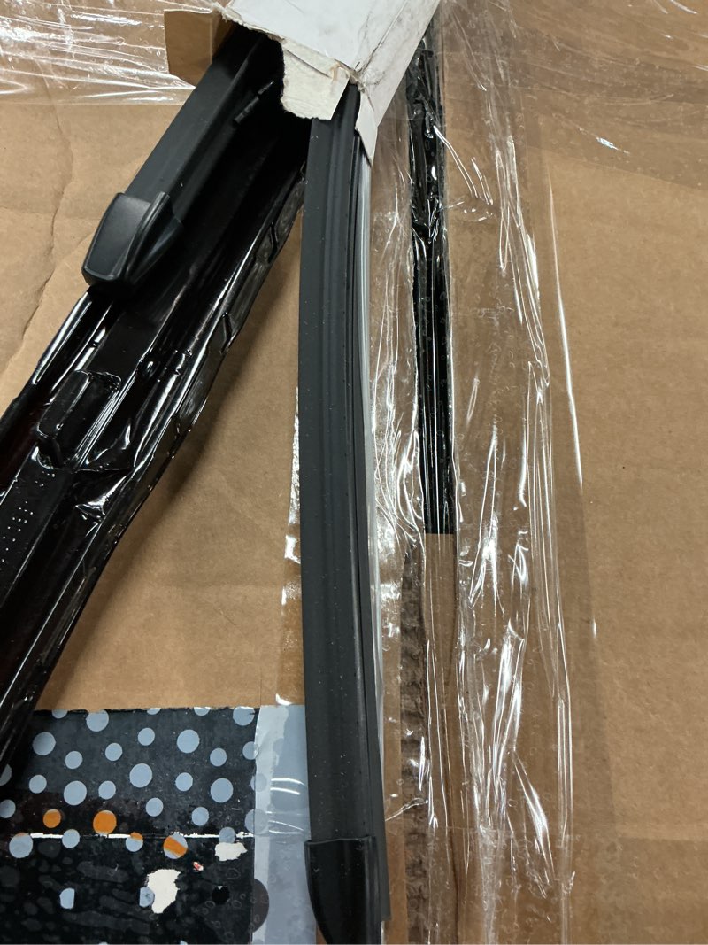 Condition photo showing As Is for wiper blades for tesla model x 2016-2020, 28" + 18" front windshield wiper blade with integrated washing - durable stable and quiet - fit all weather performance (2pcs)