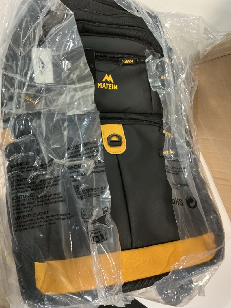 Condition photo showing Good Condition for MATEIN Rolling Backpack with 4 Spinner Wheels, 17 Inch Backpack on Wheels with USB Charging Port, Water Resistant Rolling Computer Bag Carry On Luggage, Business Travel Roller Laptop Bag for Women Men Black