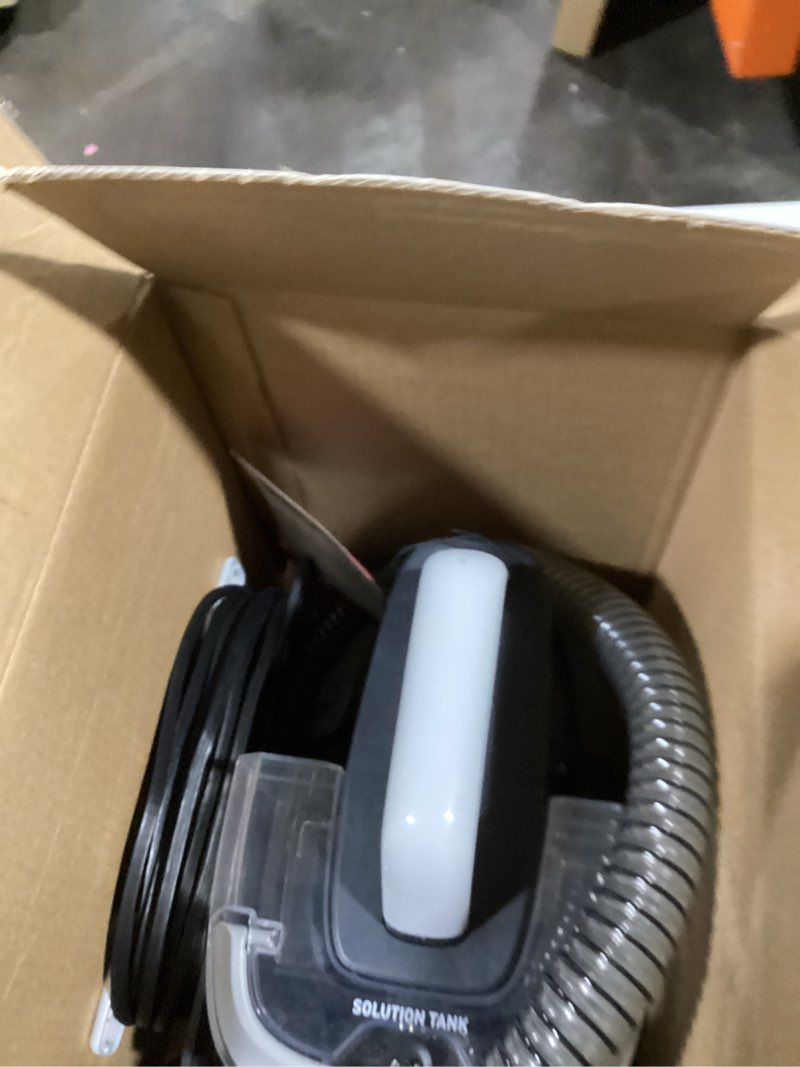 Condition photo showing As Is for Hoover CleanSlate Plus Portable Carpet + Upholstery Spot Cleaner Machine, Powerful Suction with Versatile Tools, Pet Stain Remover, Car and Auto Detailer, Pair with Hoover Carpet Cleaner Solution