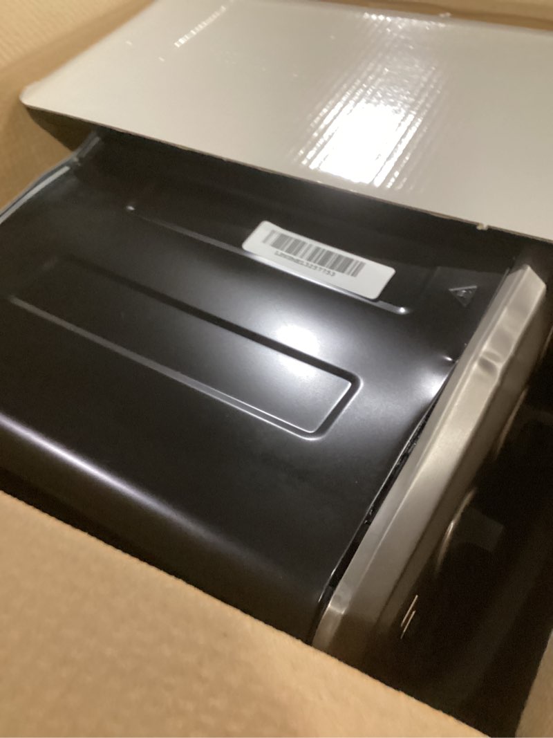 Condition photo showing As Is for Cuisinart Air Fryer Toaster Oven with Grill, 1800W 8-1 Air Fryer Oven with Bake, Convection Bake, Grill, Broil and Warm Options, Large Capacity, 60-Minute Timer, TOA-70BKS, Black SS Black Convection Toaster Air Fryer Oven w/ Grill