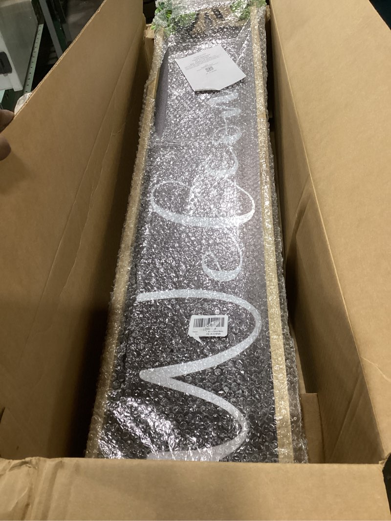 Condition photo showing Good Condition for Welcome Sign for Front Porch Standing 45"X9" Large Outdoor Decor Rustic Vertical Leaner Wood Frame Porch Tall Welcome Signs for Farmhouse Outside Front Door Decorations (Wood Black)