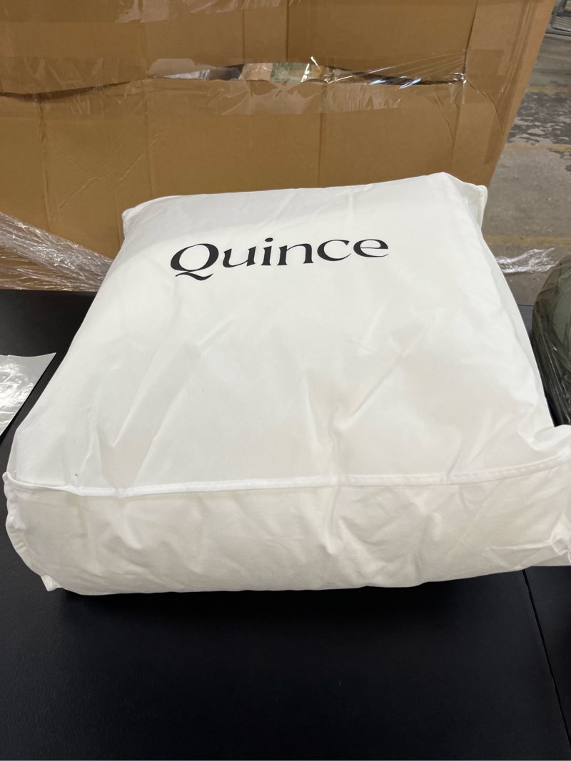 Condition photo showing New/Like New for all-season premium down alternative comforter, king/cal king, white