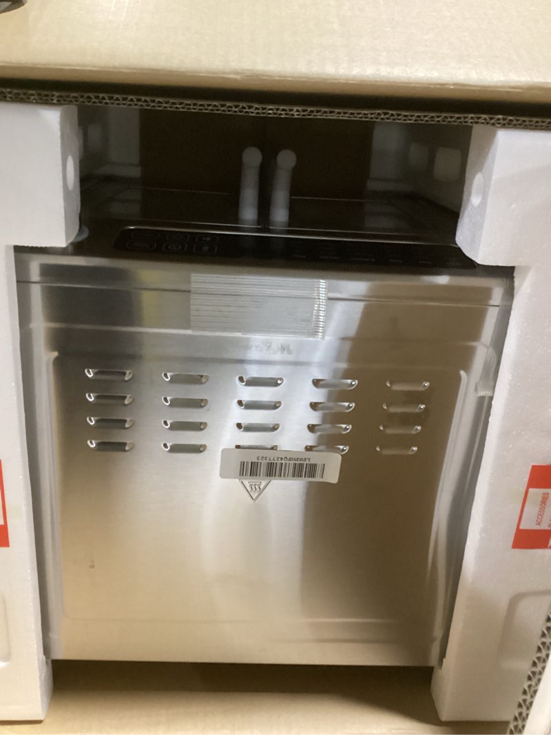 Condition photo showing Good Condition for dan - emeril lagasse extra large french door air fryer toaster oven combo, 24 cooking functions and digital controls, 7 accessories included, stainless steel finish, 26qt capacity